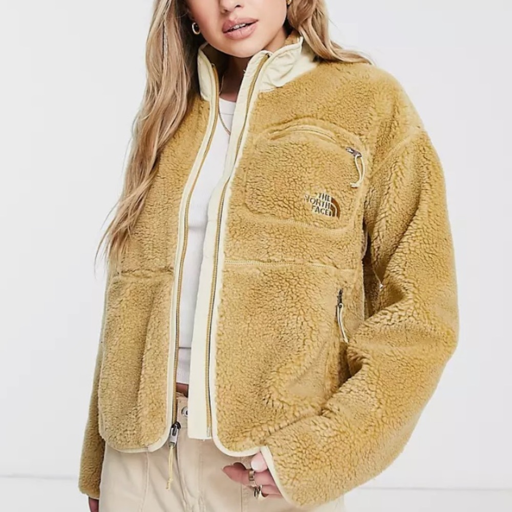 NWT The North Face - Extreme Pile Full-Zip Fleece Jacket in Antelope Tan